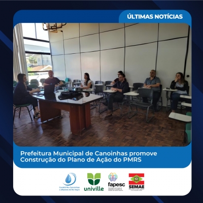 Prefeitura Municipal de Canoinhas promove Construção do Plano de Ação do PMRS