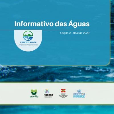 Boletim Informativo de maio do Comitê Itapocu traz novidades sobre a gestão da bacia hidrográfica do rio Itapocu