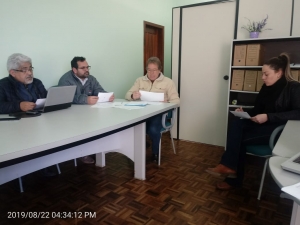 Diretoria do Comitê Canoas se reúne para planejar as próximas ações e avaliar as Capacitações realizadas.