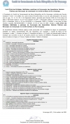 Lista Oficial das Entidades Habilitadas p/ Convocação das Assembleias Setoriais Públicas p/ Renovação da Composição do CBRUrussanga