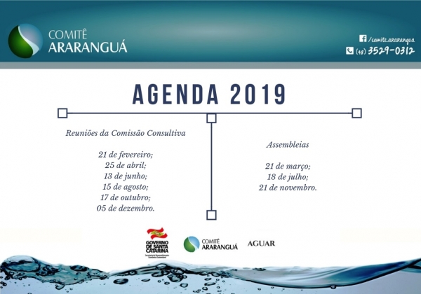 Comitê Araranguá divulga agenda de reuniões e assembleias para 2019