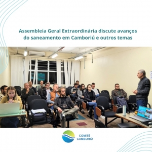 Assembleia Geral Extraordinária discute avanços do saneamento em Camboriú e outros temas