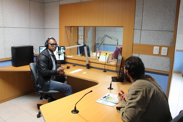 Entrevista para a Rádio Jaraguá aconteceu nessa quinta-feira