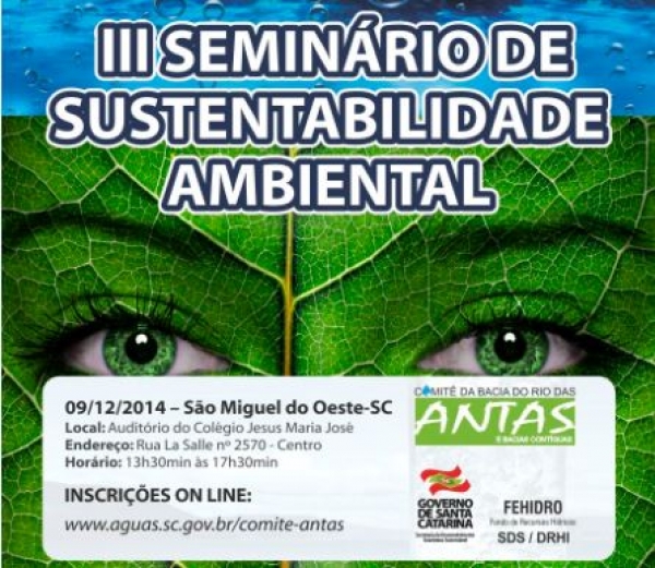 III Seminário de Sustentabilidade Ambiental do Comitê Antas