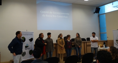 Reunião Mensal do comitê Rio Canoinhas, realizado na sede da Amplanorte em Canoinhas.