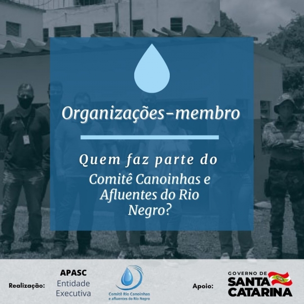 Organizações-membro: conheça os membros do Comitê Canoinhas e Afluentes do Rio Negro