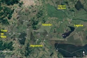 Nova vistoria no Rio Tubarão mostra a atual situação das águas com a estiagem