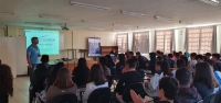 Comitê da Bacia do Rio Tubarão e Complexo Lagunar faz palestra em escola de Tubarão