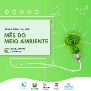 Seminário Online em celebração ao Mês do Meio Ambiente