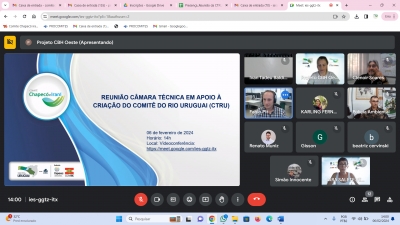 Câmara Técnica em Apoio à Criação do Comitê do Rio Uruguai retoma os trabalhos de 2024