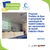 Programa Produtor de Água é apresentado em capacitação do Comitê Camboriú, por representante do Comitê Cubatão e Madre