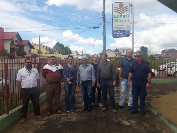 Diretoria do Comitê Canoas em Reunião no Município de Curitibanos