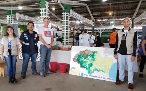 Equipe técnica do Comitê Itapocu juntamente com o Prefeito de Schroeder, Osvaldo Jurck.