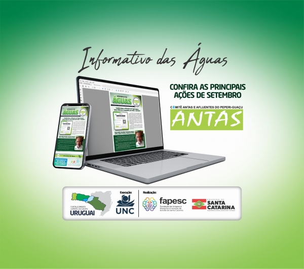 Já está disponível o Informativo das Águas do Comitê Antas e Afluentes do Peperi-guaçu nº 05/2023!