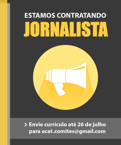 Processo Seletivo para Assessoria de Comunicação dos Comitês Camboriú, Cubatão e Tijucas-Biguaçu