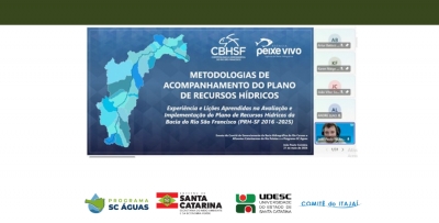 Representantes-membro do Comit&ecirc; do Itaja&iacute; participam de capacita&ccedil;&atilde;o sobre metodologias de acompanhamento do Plano de Recursos H&iacute;dricos
