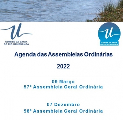 Agenda de assembleias para 2022