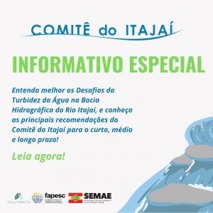 Informativo especial do Comitê do Itajaí!