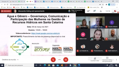 No Dia Internacional da Mulher, Comitês Oeste promovem curso que discute a relação Mulher e Água