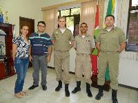 Comitê da Bacia Hidrográfica do Rio Timbó forma parceria com a Policia Militar de Porto União