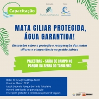 Nova capacitação no Parque da Serra do Tabuleiro, discutirá a importância da mata ciliar na gestão hídrica