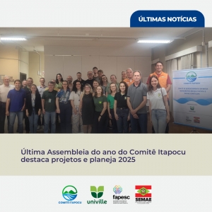 Última Assembleia do ano do Comitê Itapocu destaca projetos e planeja 2025