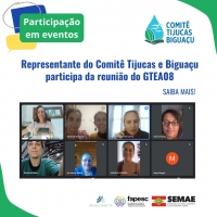 Representante do Comitê Tijucas e Biguaçu participa da reunião do GTEA08