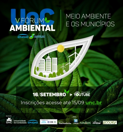 V Fórum Ambiental acontecerá no dia 16 de setembro