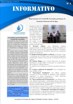 Informativo Comitê Canoinhas 04.2019