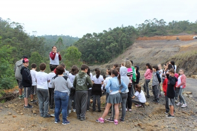 Alunos de Cocal do Sul conhecem Rio Urussanga