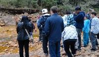 Saída a campo costeando o Rio Tubarão