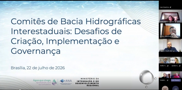 Capacita&ccedil;&atilde;o dos Comit&ecirc;s Canoinhas e Timb&oacute; re&uacute;ne especialistas de todo o Brasil para debater a governan&ccedil;a de bacias hidrogr&aacute;ficas interestaduais