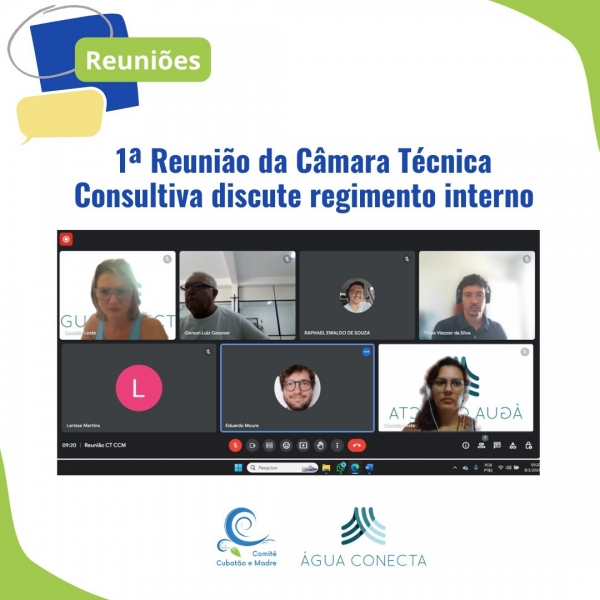 1ª Reunião da Câmara Técnica Consultiva discute regimento interno