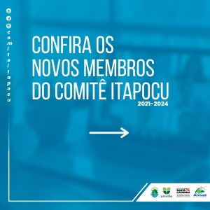 Comitê Itapocu empossa novas entidades-membro para a gestão 2021-2024