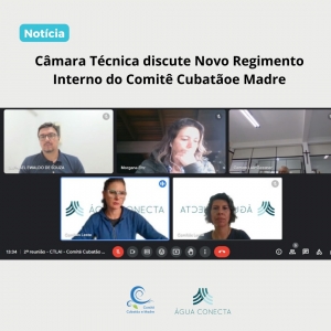 2ª Reunião da Câmara Técnica Legal de Apoio Institucional do Comitê Cubatão e Madre