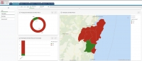 Sete dos oito munic&iacute;pios da Bacia do Cubat&atilde;o e Madre est&atilde;o entre as localidades com mais &aacute;reas suscet&iacute;veis a desastres naturais em Santa Catarina