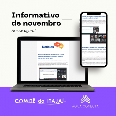 Acesse agora o informativo de outubro do Comitê do Itajaí!