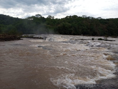 Rio Chapecozinho, no Oeste, teve incremento no volume de água com as chuvas de setembro