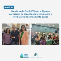 Membros do Comitê Tijucas e Biguaçu participam de capacitação técnica sobre o Novo Marco do Saneamento Básico