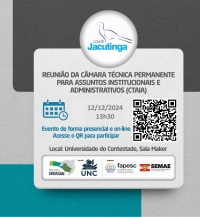 Convocação para a Última Reunião do Ano da CTAIA do Comitê Jacutinga