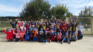 Palestra sobre educação ambiental na Escola Municipal Tia Chiquinha em Major Vieira.