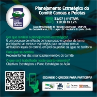 Divulgação do Planejamento Estratégico do Comitê Canoas e Pelotas