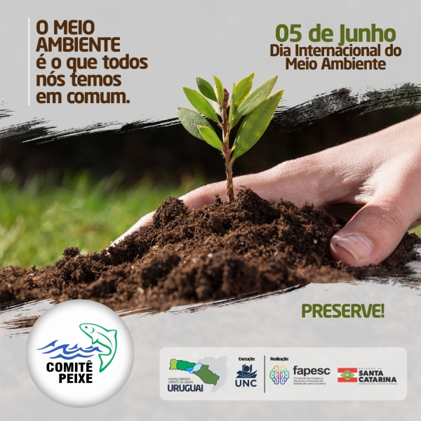 No limiar do Dia Mundial do Meio Ambiente presidente do Comitê Peixe destaca a gestão das águas