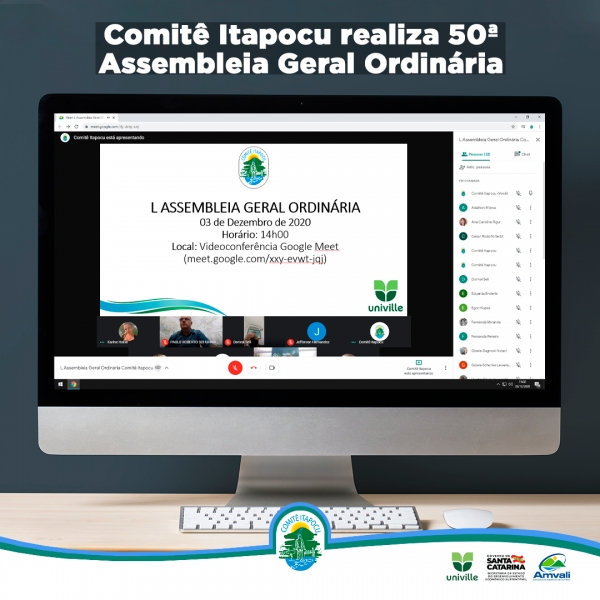 Comitê Itapocu realiza 50ª Assembleia Geral Ordinária