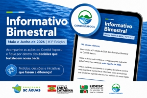 J&aacute; est&aacute; dispon&iacute;vel a 3&ordf; edi&ccedil;&atilde;o de 2026 do Informativo do Comit&ecirc; Itapocu!