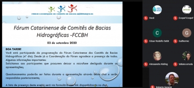 Chega ao fim o Fórum Catarinense de Comitês Bacias Hidrográficas, com diversos debates e temas relevantes acerca da Gestão dos Recursos Hídricos em Santa Catarina