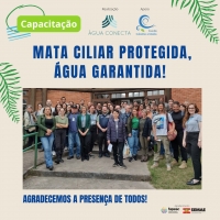 A capacitação “Mata ciliar protegida, água garantida” foi um sucesso!