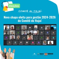 Nova chapa eleita para gestão 2024-2026 do Comitê do Itajaí!