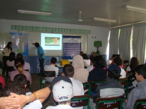 Palestra Ambiental Nos Colégios de Capivari de Baixo e Pedras Grandes