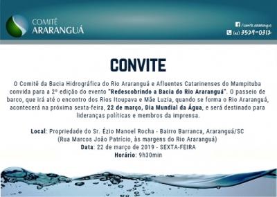 CONVITE - Dia Mundial da Água